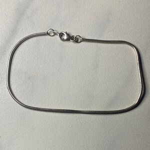 Sterling‎ Silver Snake Chain Bracelet 7" 925